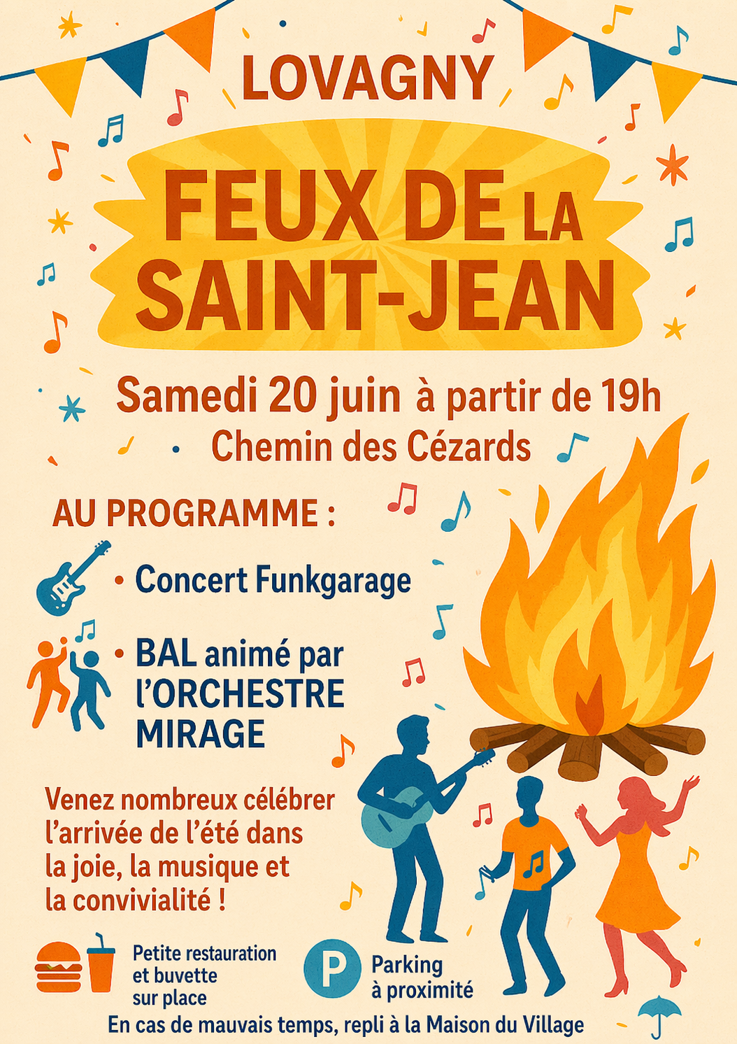 AFFICHE FEUX ST JEAN 2026