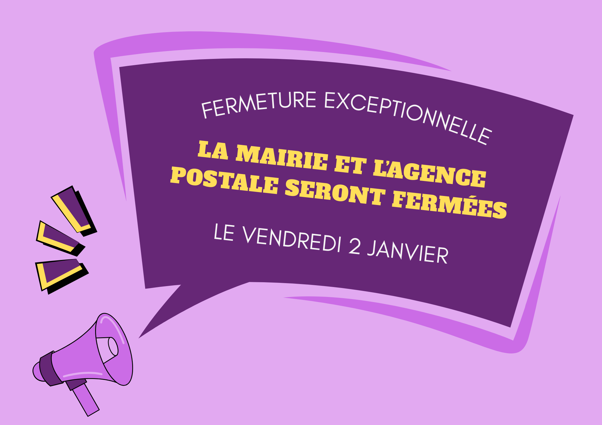 FERMETURE MAIRIE 