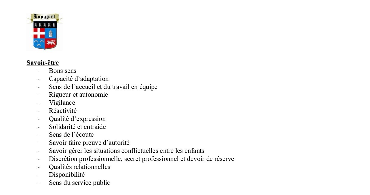 OFFRE EMPLOI AGENT POLYVALENT 2