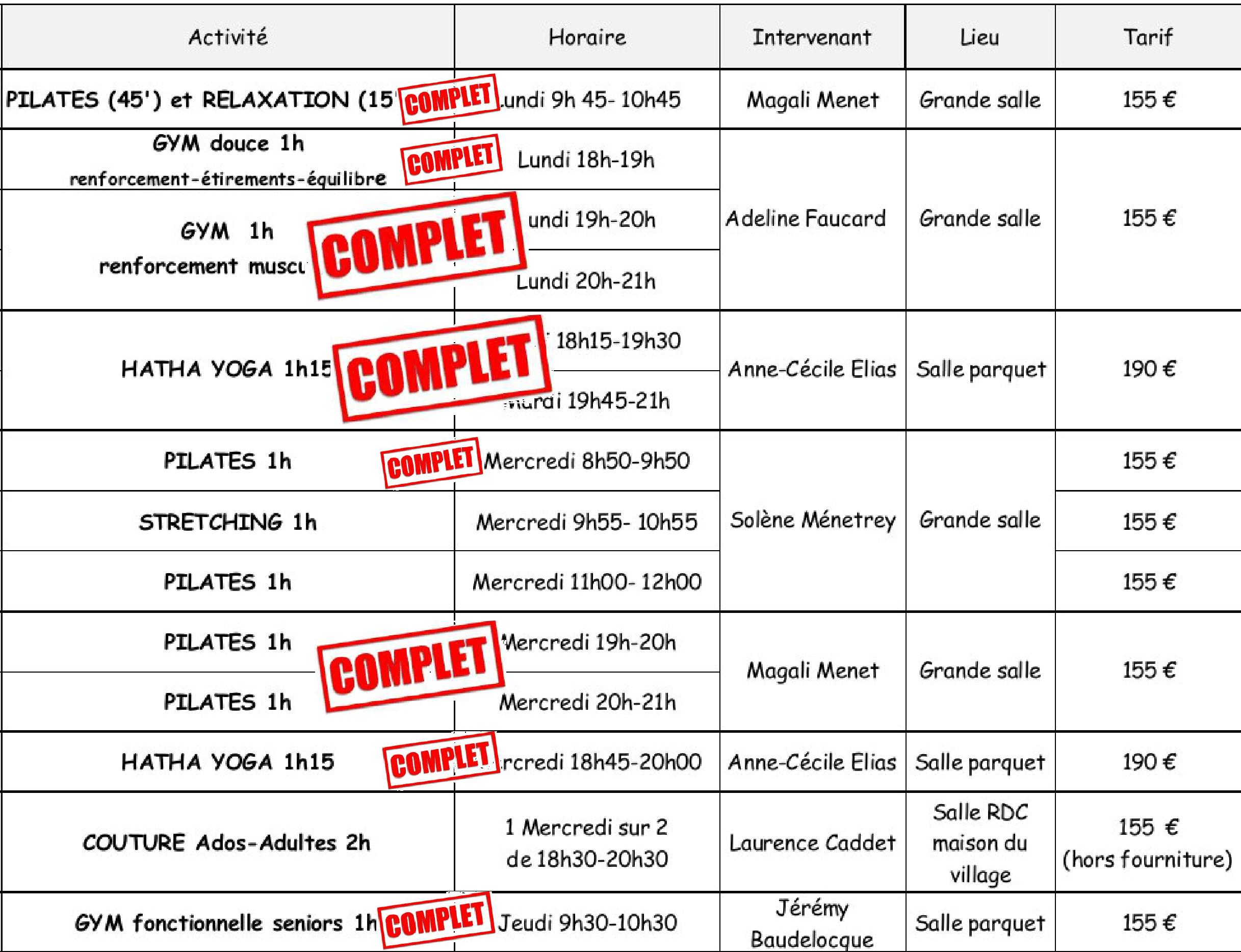 liste activits adultes ados 25 26 postforum V2 002