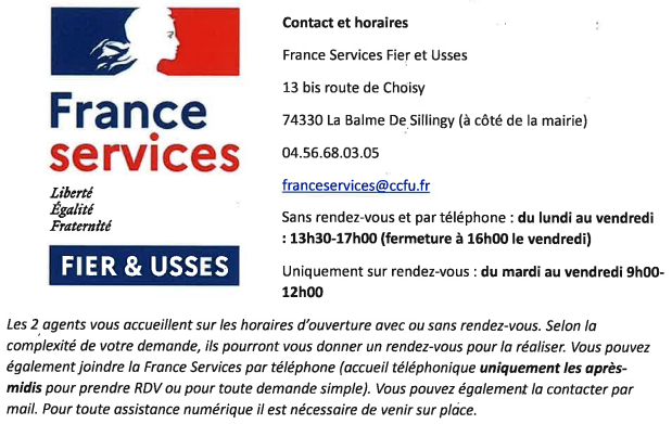 CCFU CONTACT ET HORAIRE